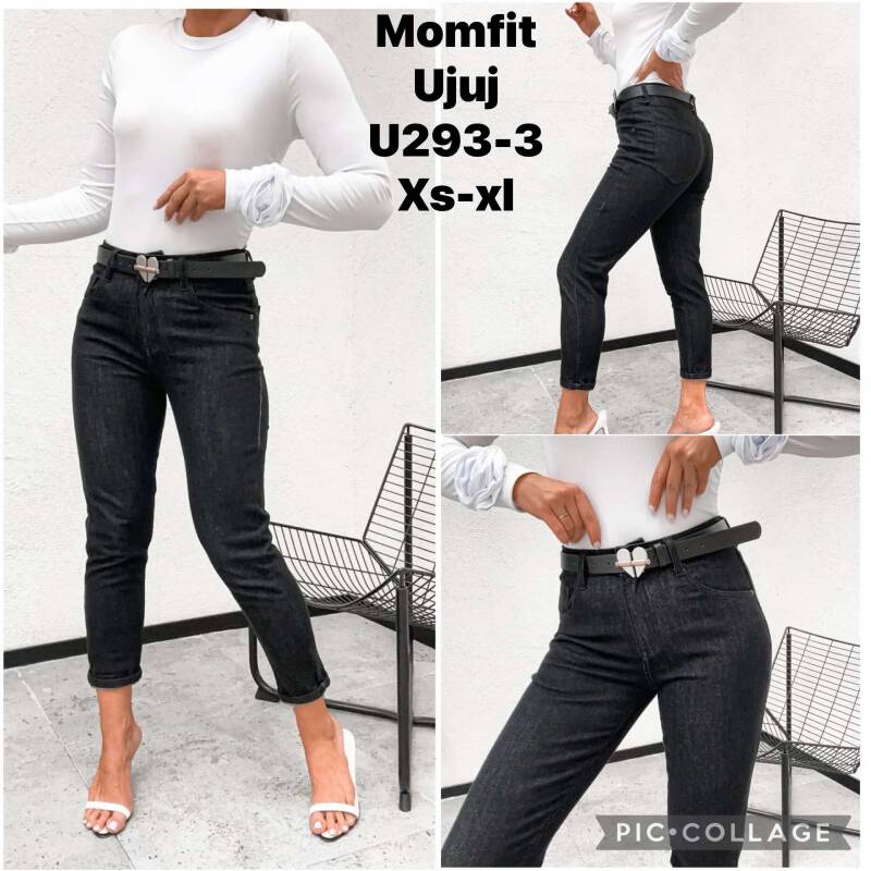 Spodnie damskie jeansy Roz XS-XL, 1 Kolor Paczka 12 szt 1