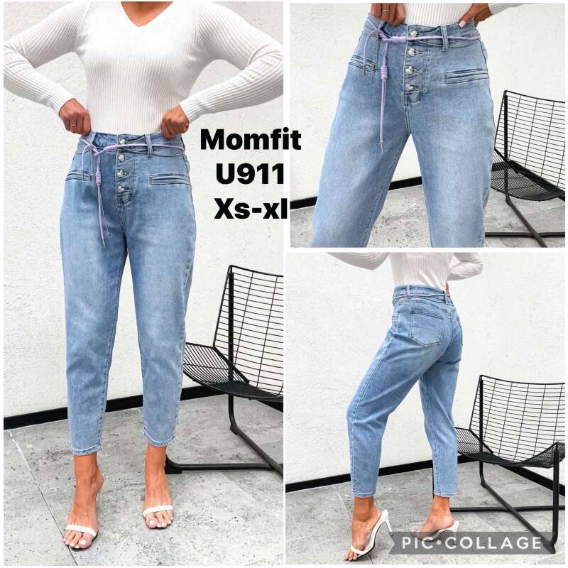 Spodnie damskie jeansy Roz XS-XL, 1 Kolor Paczka 10 szt 1