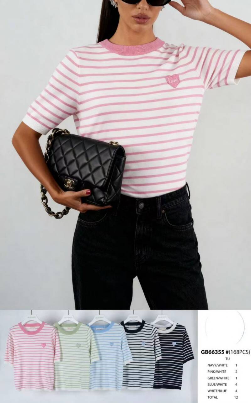 Bluzka damskie (Francja produkt) Roz Standard, Mix Kolor .Paczka 12 szt