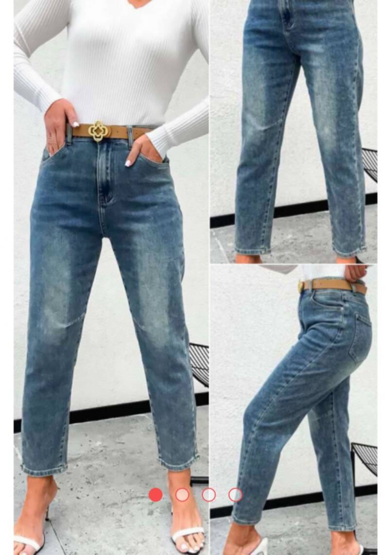 Spodnie damskie jeansy Roz XS-XL, 1 Kolor Paczka 12 szt