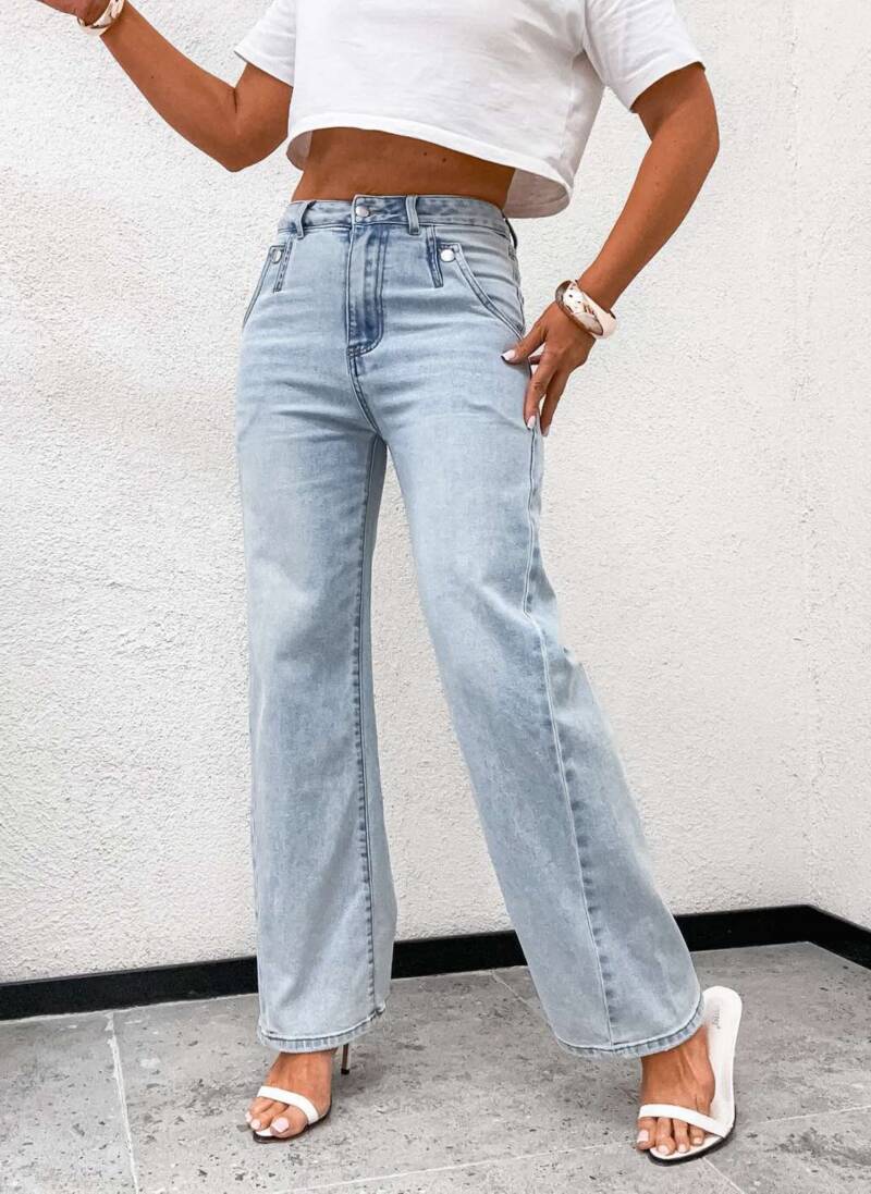 Spodnie damskie jeansy Roz XS-XL, 1 Kolor Paczka 10 szt