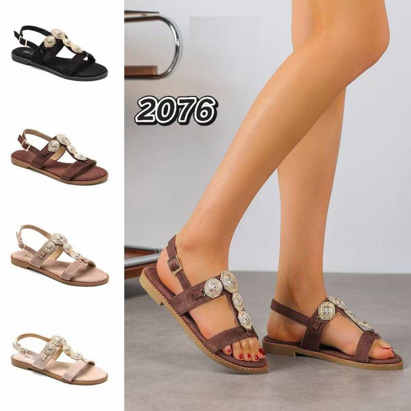 Sandały płaskie Damskie Roz 36-41/ 12 par