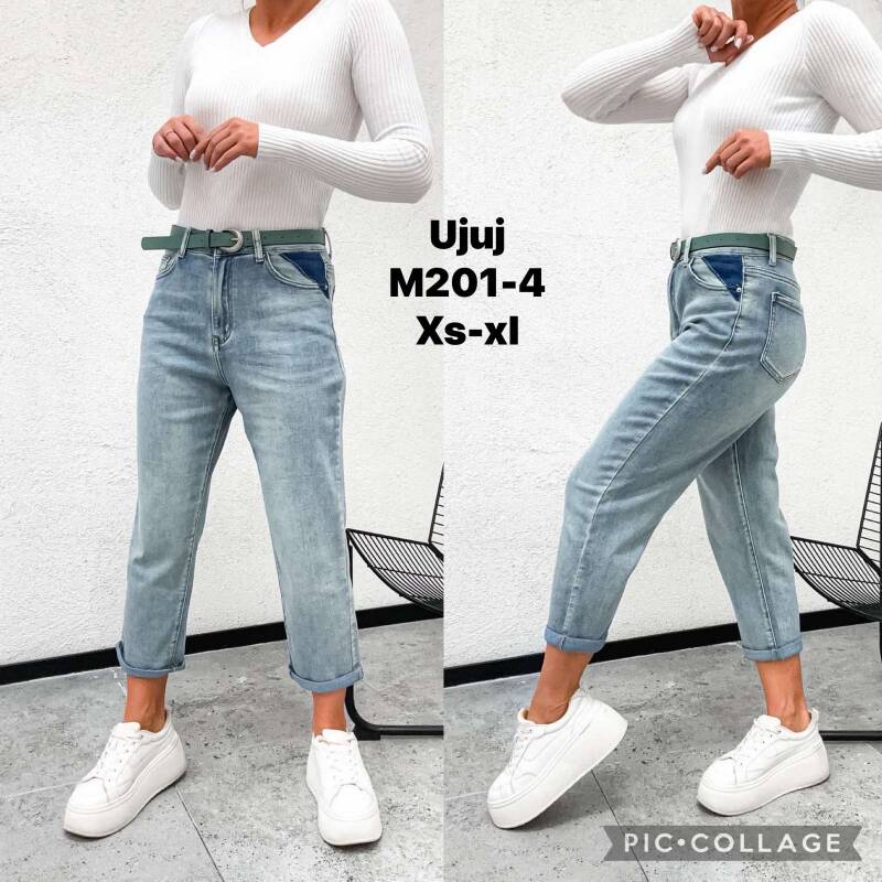 Spodnie damskie jeansy Roz XS-XL, 1 Kolor Paczka 10 szt 1