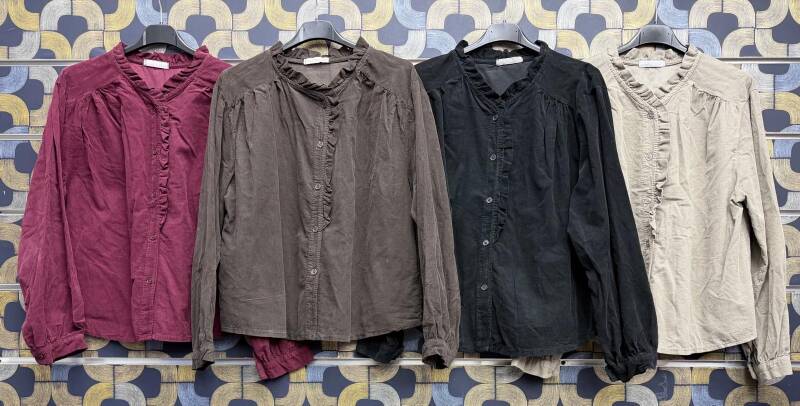 Bluzki damskie (Włoskie produkt) Roz Standard, Mix Kolor Paczka 5 szt