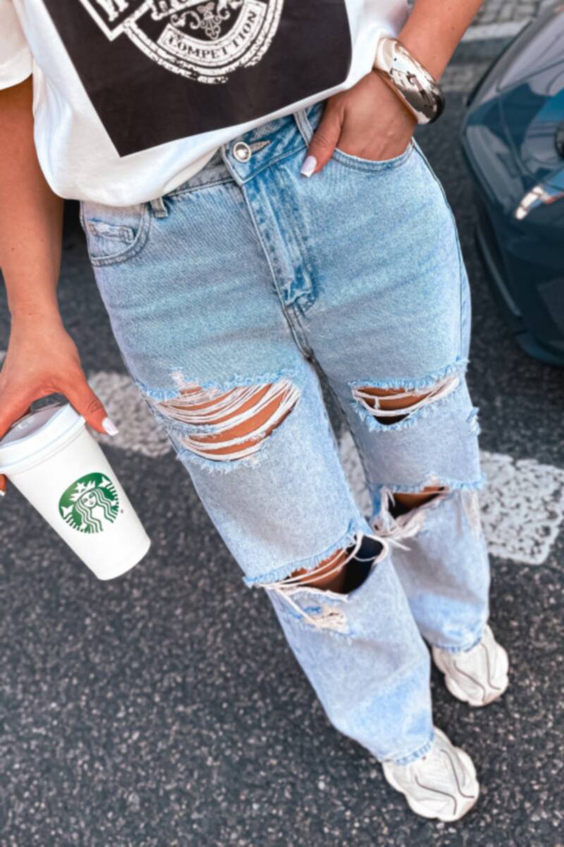 Spodnie damskie jeansy Roz XS-XL, 1 Kolor Paczka 12 szt