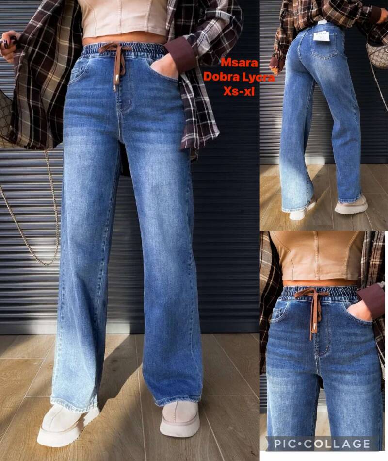 Spodnie damskie jeansy Roz XS-XL, 1 Kolor Paczka 10 szt 1