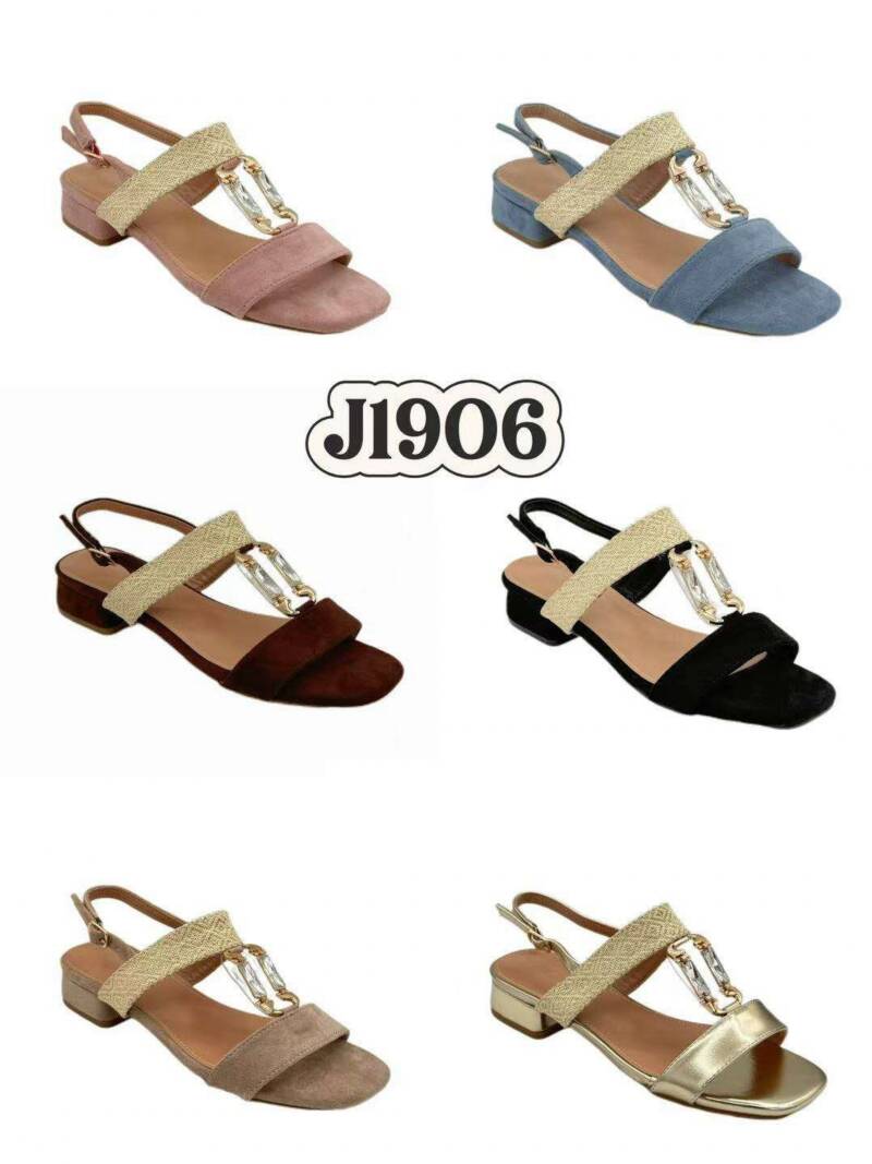 Sandały płaskie Damskie Roz 36-41/ 12 par 1