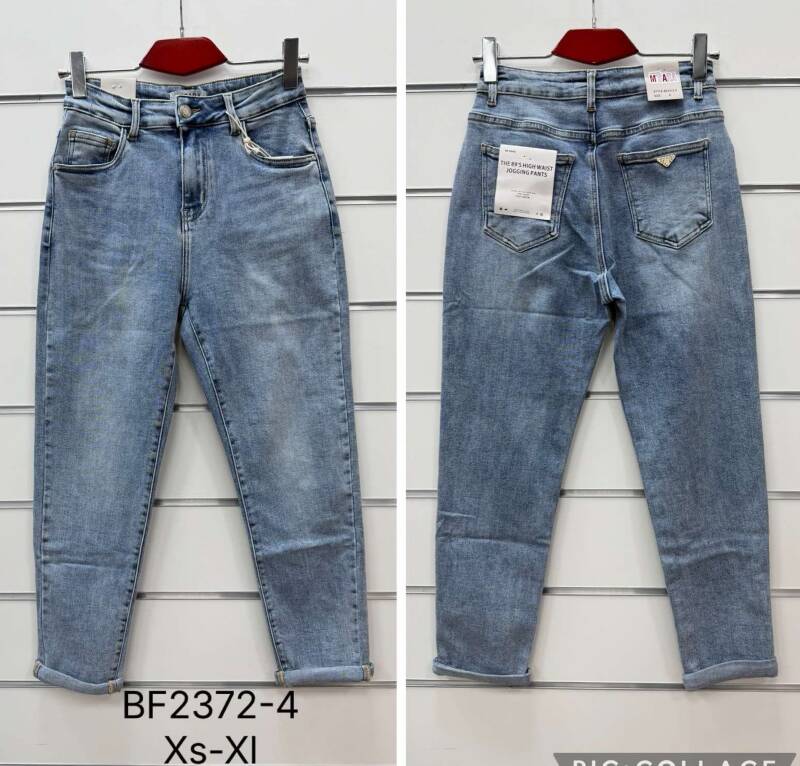 Spodnie damskie jeansy Roz XS-XL, 1 Kolor Paczka 12 szt