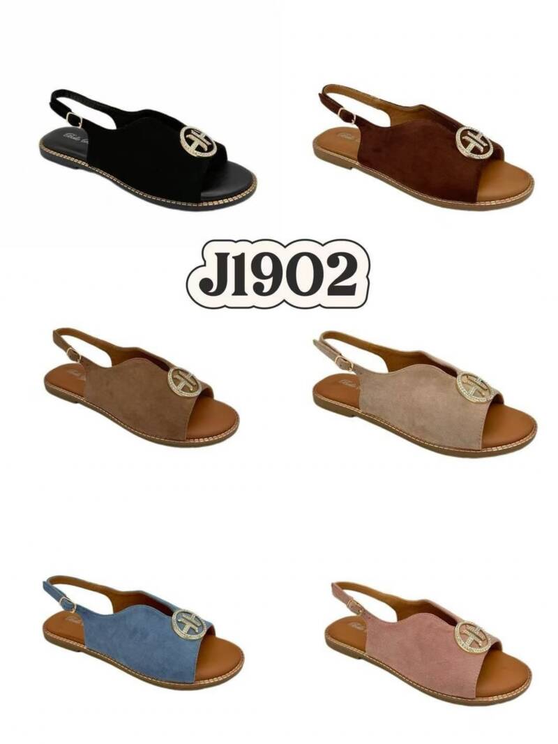 Sandały płaskie Damskie Roz 36-41/ 12 par 1