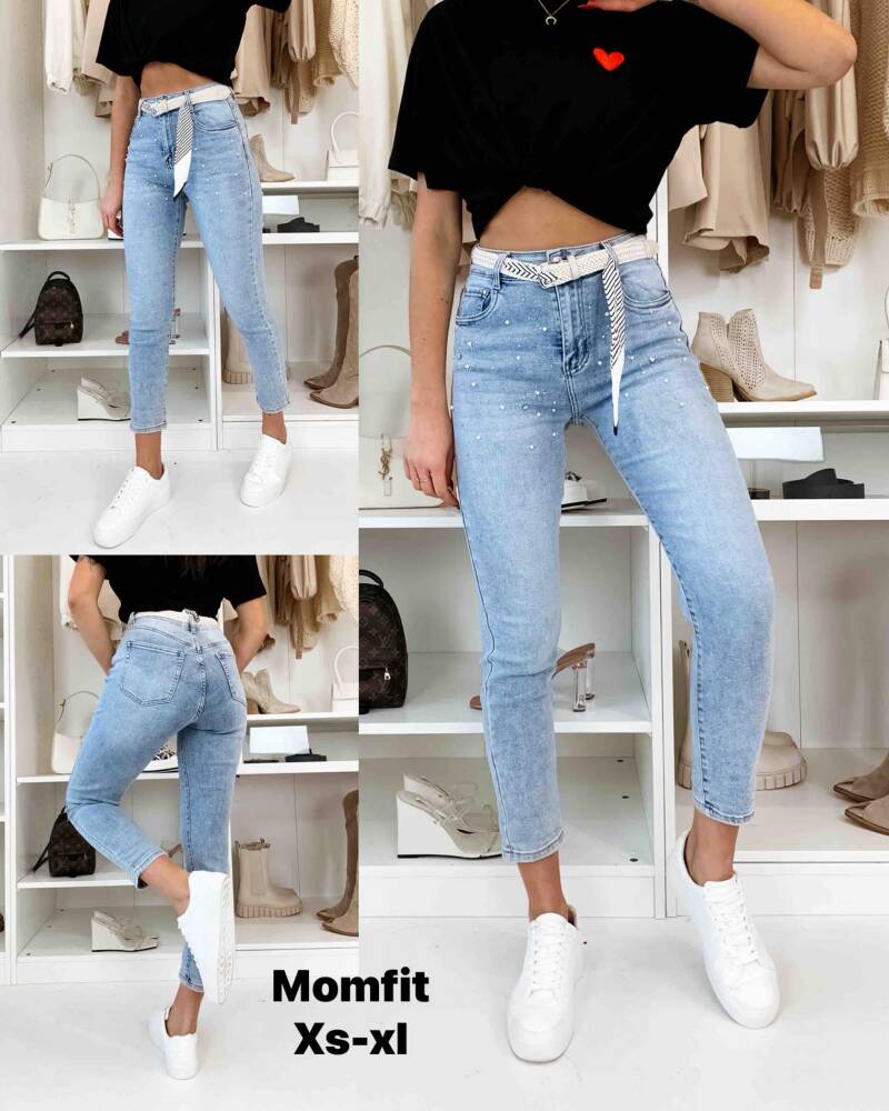 Spodnie damskie jeansy Roz XS-XL, 1 Kolor Paczka 10 szt