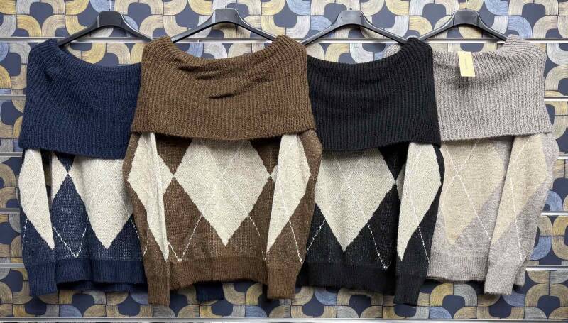  Swetry damskie (Włoskie produkt) Roz Standard, Mix Kolor Paczka 5 szt