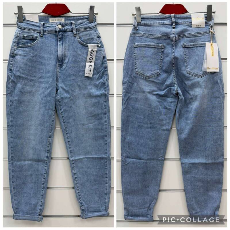 Spodnie damskie jeansy Roz XS-XL, 1 Kolor Paczka 12 szt 1