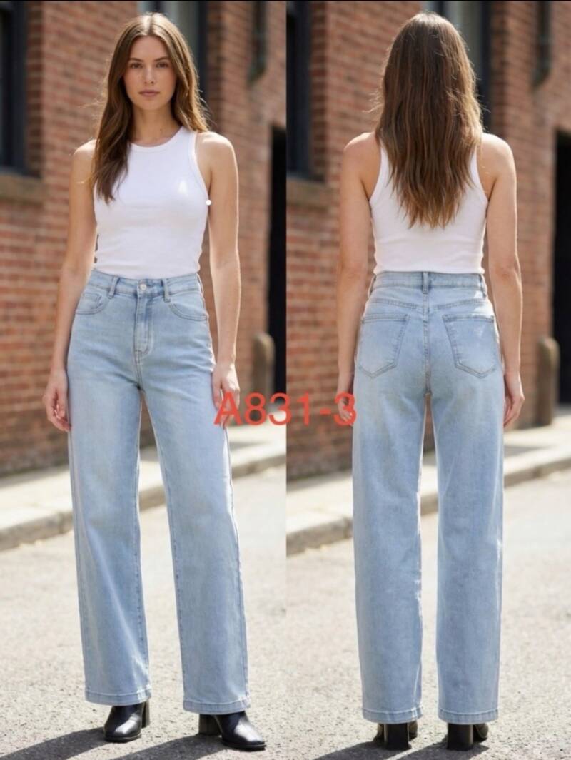 Spodnie damskie jeansy Roz XS-XL, 1 Kolor Paczka 10 szt 1