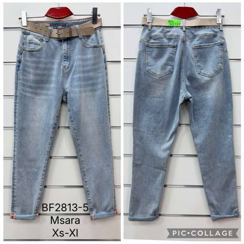 Spodnie damskie jeansy Roz XS-XL, 1 Kolor Paczka 10 szt 1