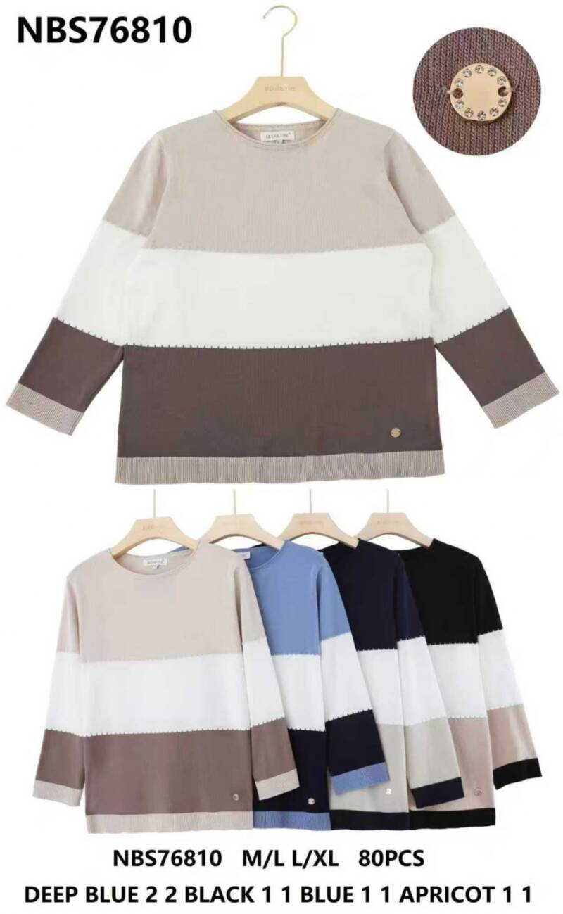 Bluzka damskie (Francja produkt) Roz M/L-L/XL, Mix Kolor .Paczka 10 szt 1