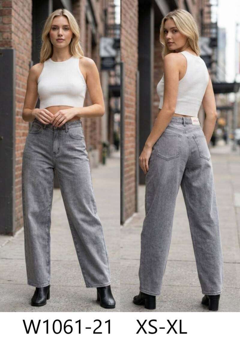 Spodnie damskie jeansy Roz XS-XL, 1 Kolor Paczka 10 szt