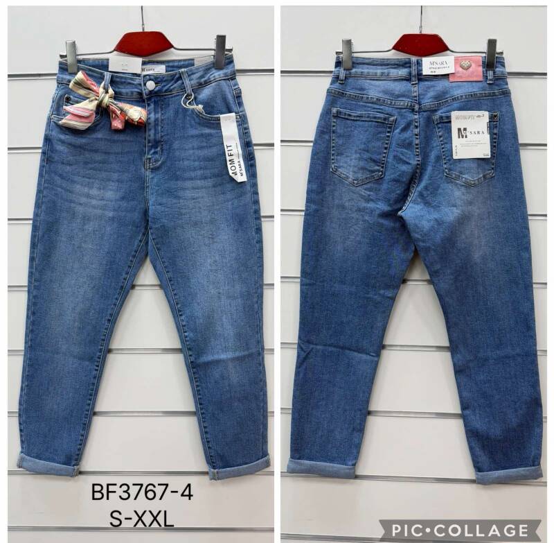 Spodnie damskie jeansy Roz S-2XL, 1 Kolor Paczka 10 szt