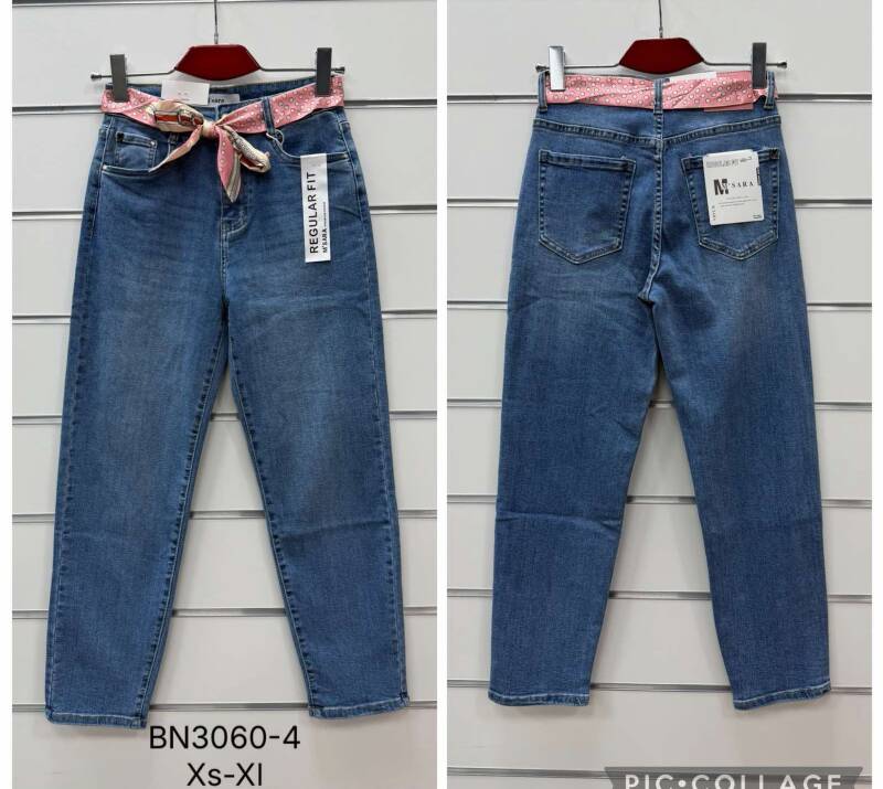 Spodnie damskie jeansy Roz XS-XL, 1 Kolor Paczka 10 szt 1