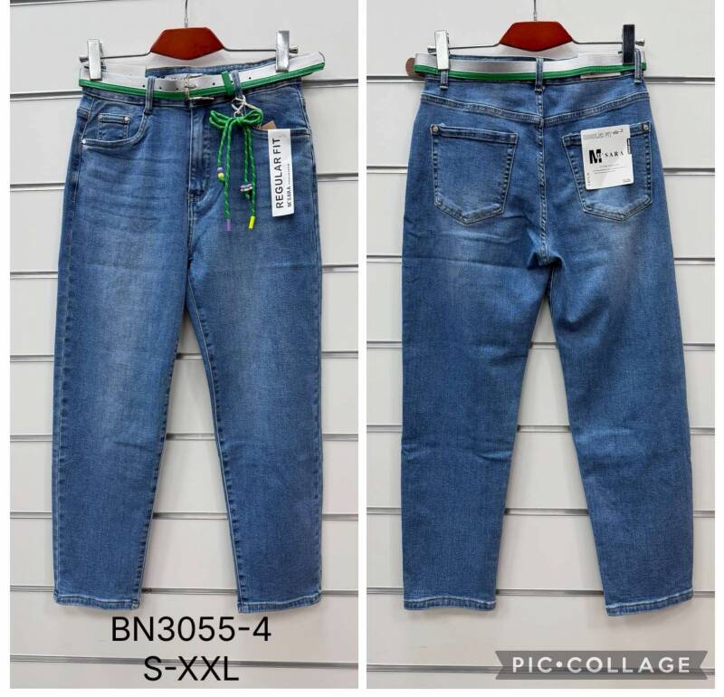 Spodnie damskie jeansy Roz S-2XL, 1 Kolor Paczka 10 szt 1