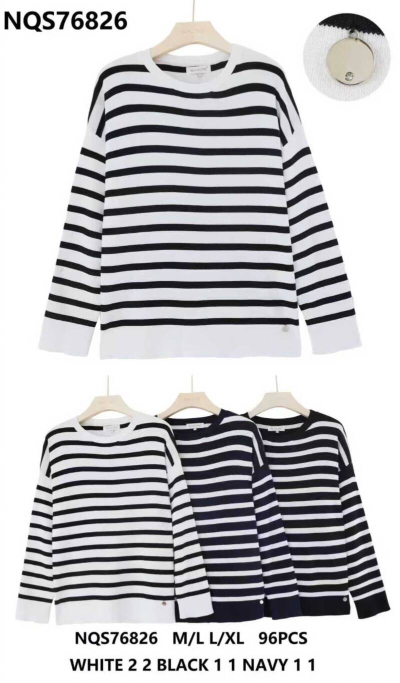 Bluzka damskie (Francja produkt) Roz S/M-L/XL , Mix Kolor .Paczka 8 szt 1