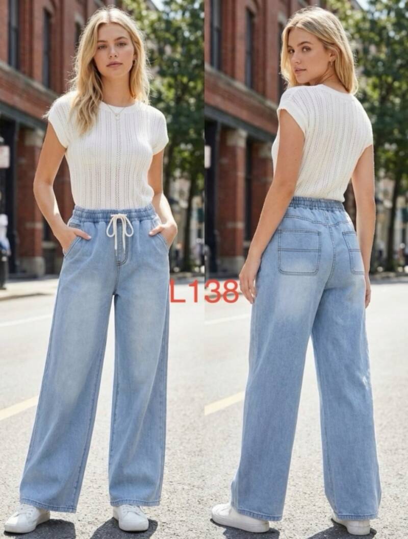 Spodnie damskie jeansy Roz XS-XL, 1 Kolor Paczka 10 szt