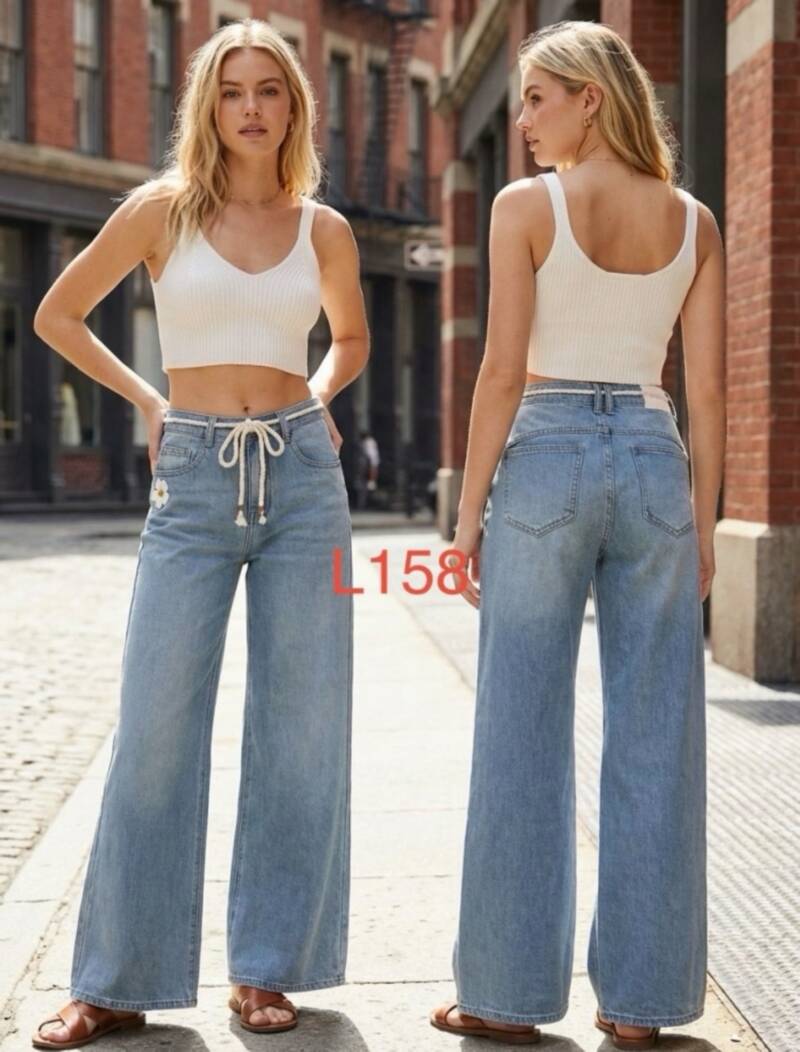 Spodnie damskie jeansy Roz XS-XL, 1 Kolor Paczka 10 szt