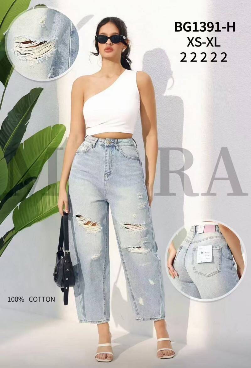 Kurtki damskie jeansy Roz XS-XL, 1 Kolor Paczka 10 szt