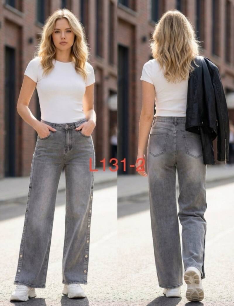 Spodnie damskie jeansy Roz XS-XL, 1 Kolor Paczka 10 szt