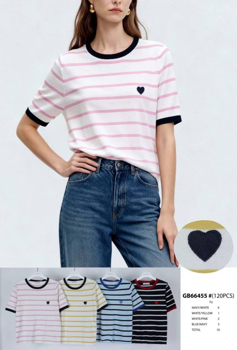 Bluzka damskie (Francja produkt) Roz Standard, Mix Kolor .Paczka 12 szt