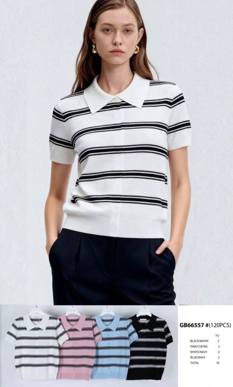 Bluzka damskie (Francja produkt) Roz Standard, Mix Kolor .Paczka 10 szt