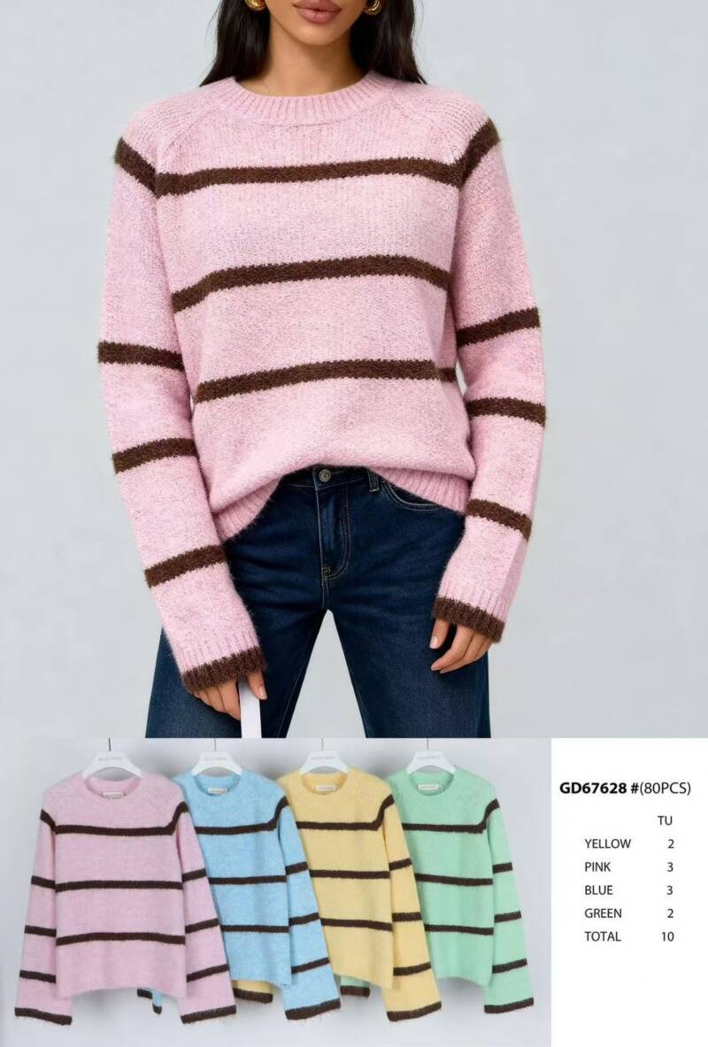 Swetry damskie (Francja produkt) Roz Standard , Mix Kolor .Paczka 10 szt