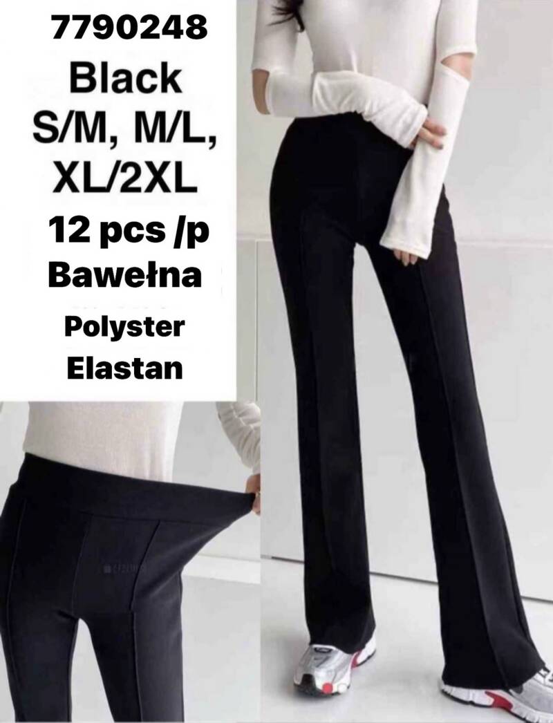 Legginsy damskie Roz S/M-M/L-XL/2XL, Mix Kolor Paczka 12 szt