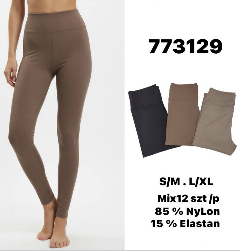 Legginsy damskie Roz S/M-L/XL , Mix Kolor Paczka 12 szt
