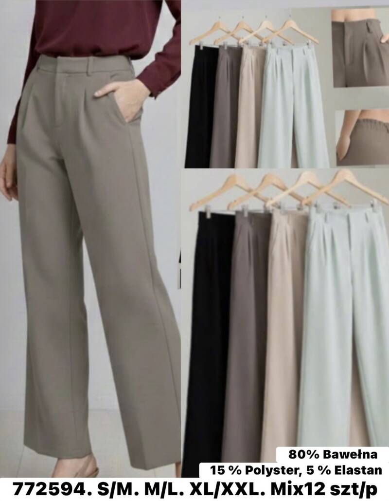 Spodnie damskie Roz S-2XL  , Mix Kolor Paczka 12 szt 1