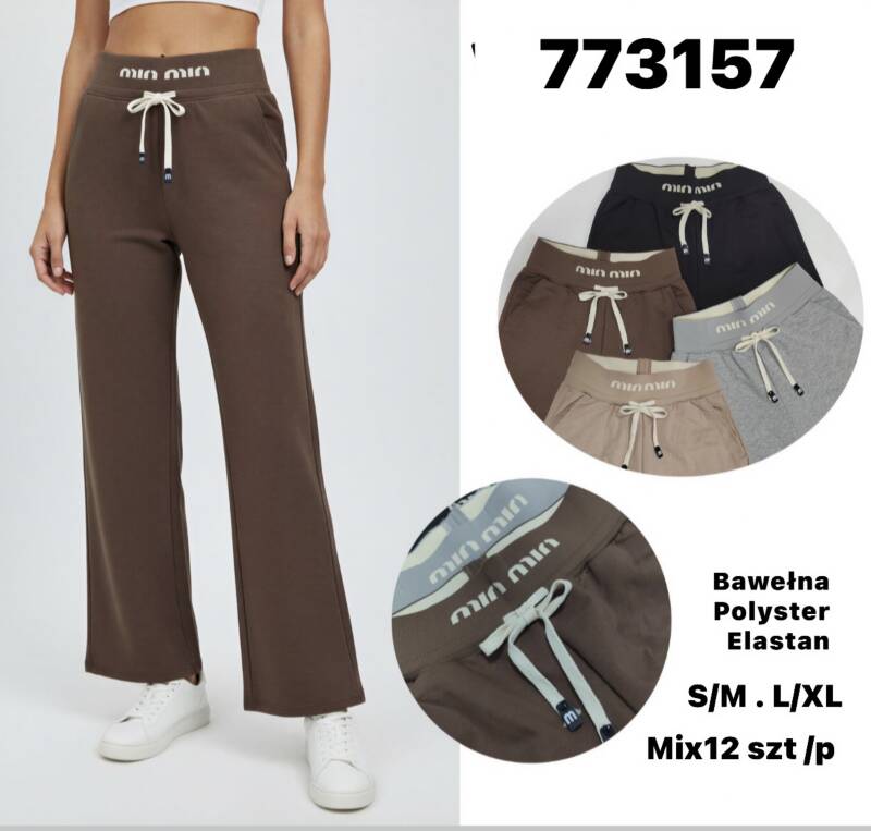 Spodnie damskie Roz S/M-L/XL , Mix Kolor Paczka 12 szt