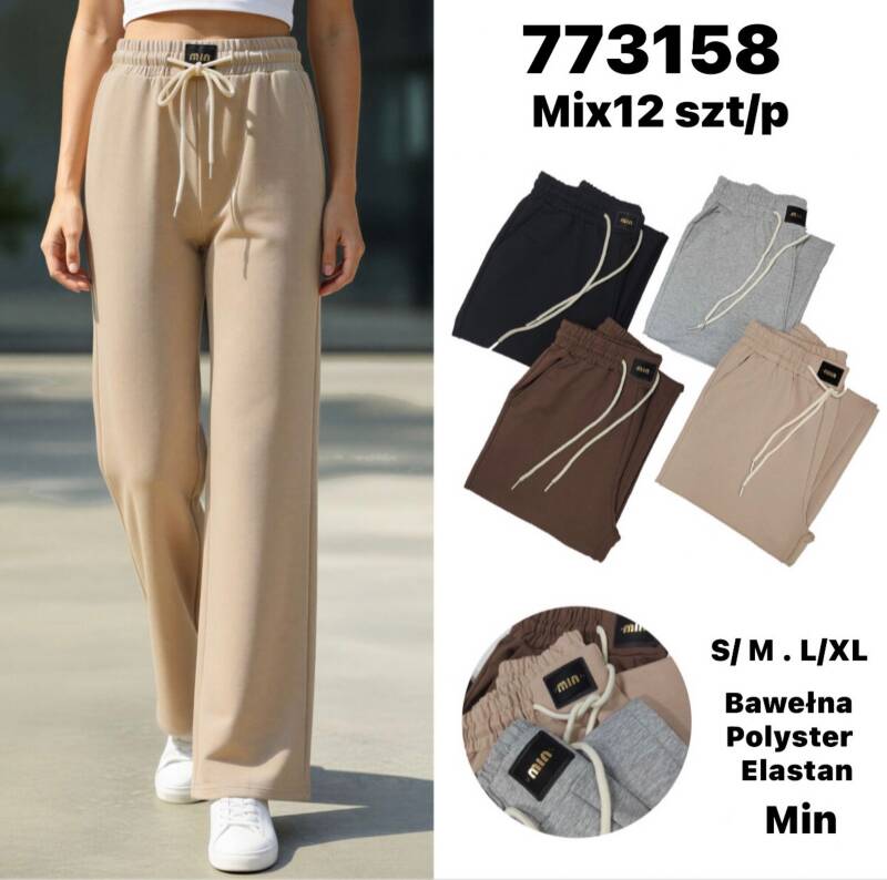 Spodnie damskie Roz S/M-L/XL , Mix Kolor Paczka 12 szt