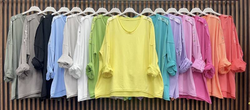 Bluzki damskie (Włoskie produkt) Roz Standard, Mix Kolor Paczka 5 szt