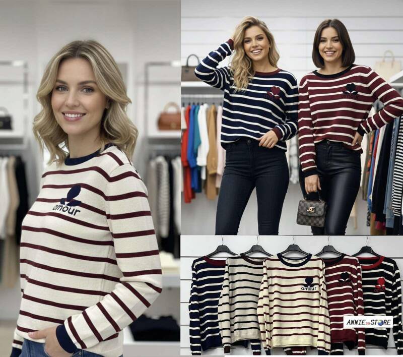 Bluzki damskie (Włoskie produkt) Roz Standard, Mix Kolor Paczka 6 szt