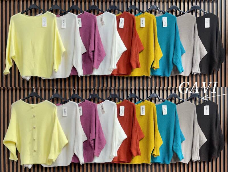 Bluzki damskie (Włoskie produkt) Roz Standard, Mix Kolor Paczka 5 szt