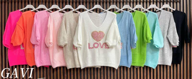 Bluzki damskie (Włoskie produkt) Roz Standard, Mix Kolor Paczka 5 szt