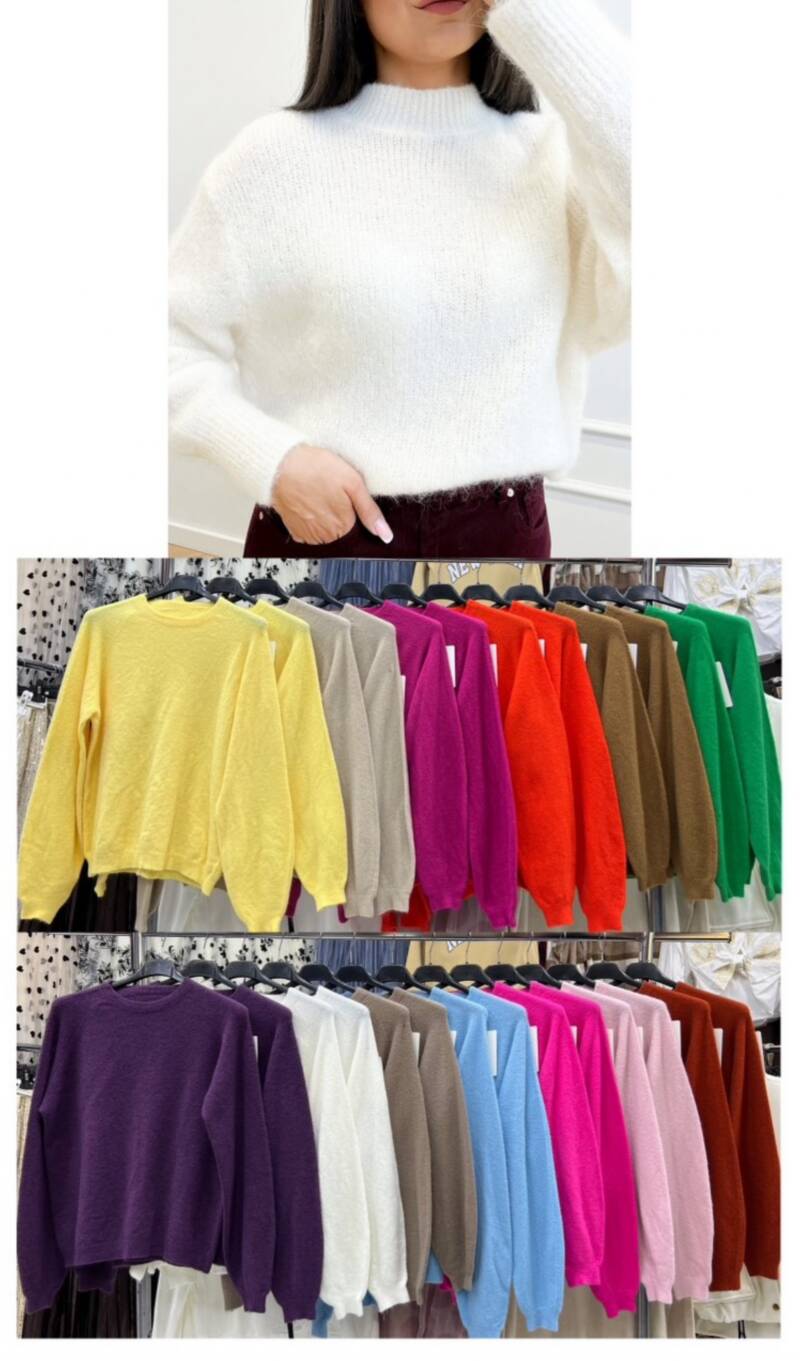 Swetry damskie Roz Standard, Mix Kolor Paczka 10 szt