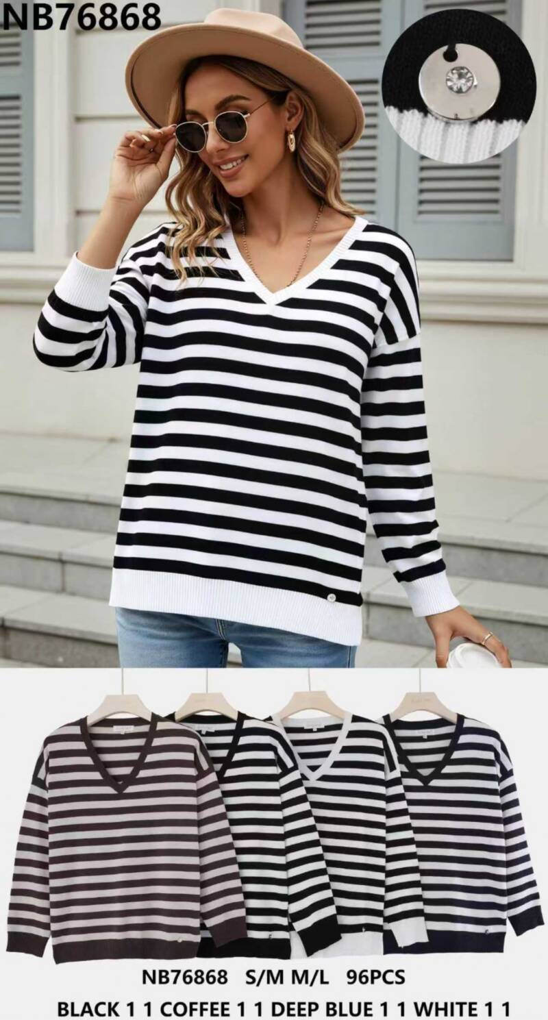 Bluzki damskie (Francja produkt) Roz S/M-M/L, Mix Kolor .Paczka 8 szt