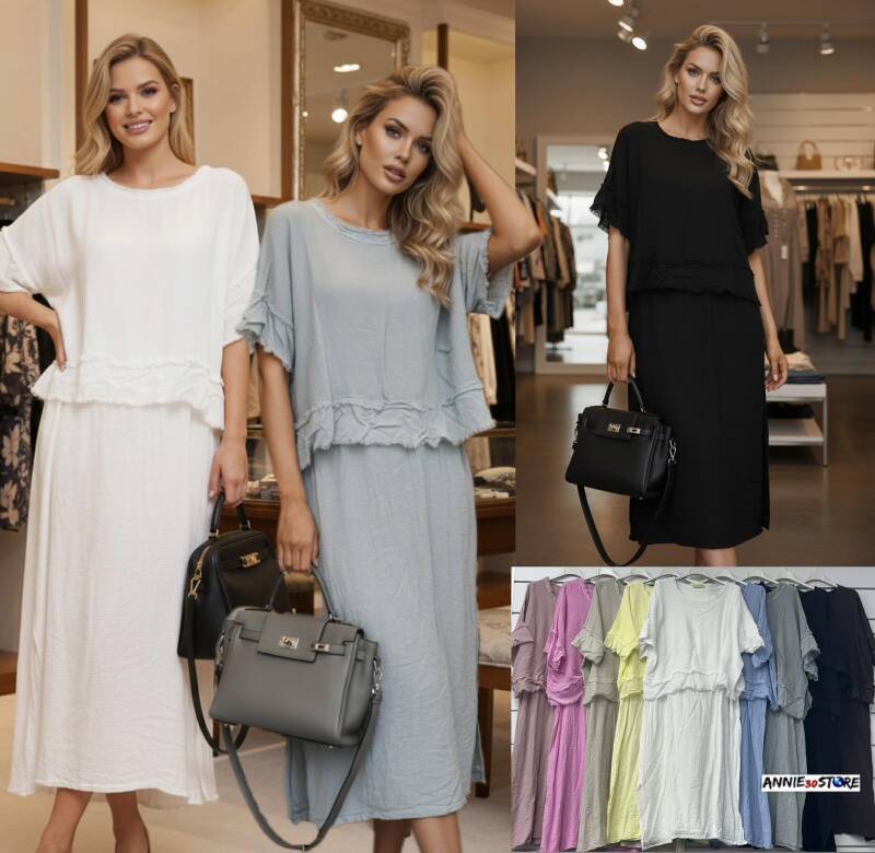 Sukienki damskie (Włoskie produkt) Roz Standard, Mix Kolor Paczka 6 szt 1