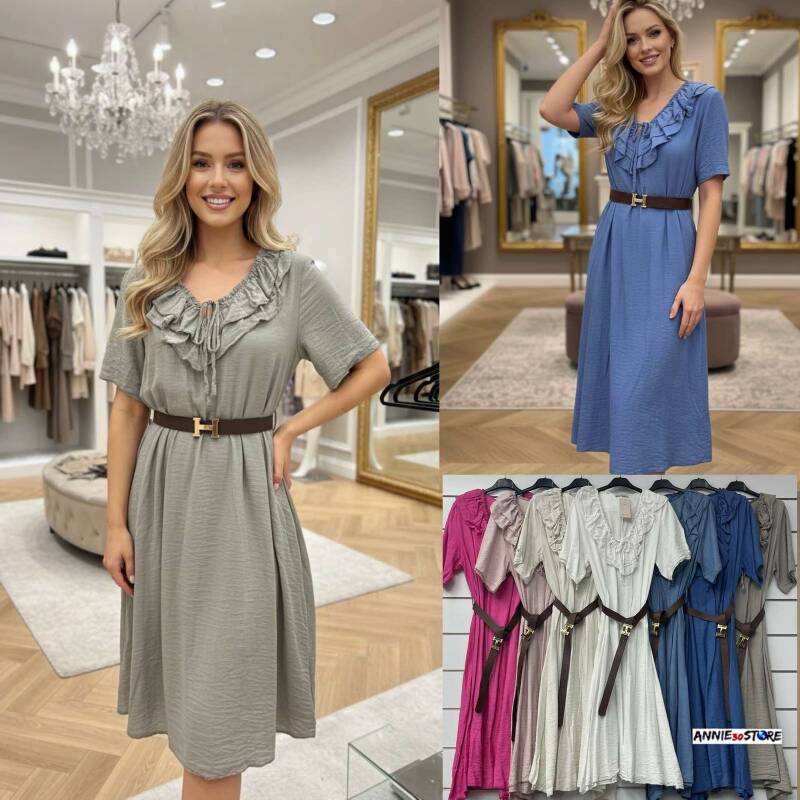 Sukienki damskie (Włoskie produkt) Roz Standard, Mix Kolor Paczka 6 szt