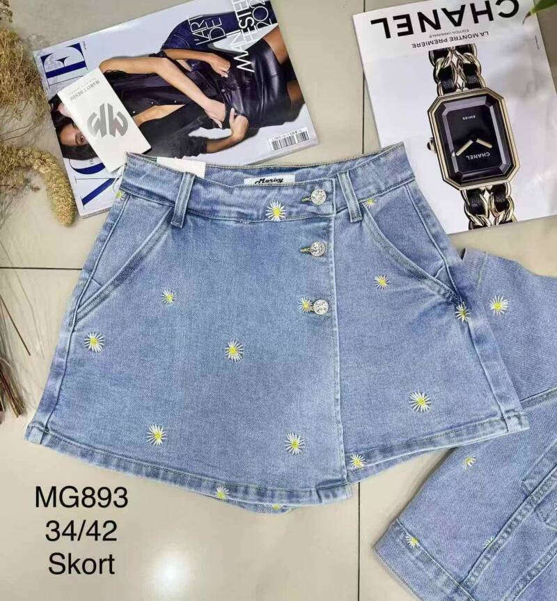  Szorty damskie jeansy Roz 34-42, 1 Kolor Paczka 10 szt