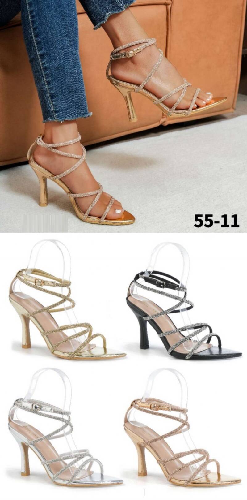  Szpilki damskie Roz 36-41 / 12 par