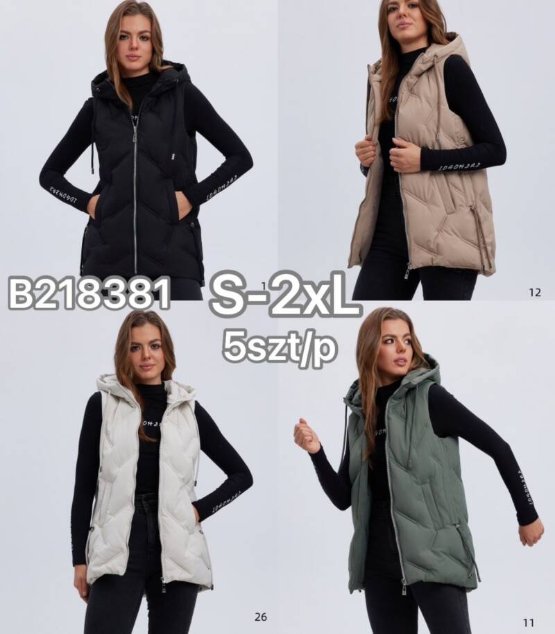 Kamizelki damskie Roz S-2XL, Mix Kolor .Paczka 5 szt 1