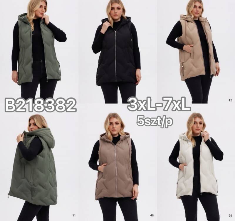 Kamizelki damskie Roz 3XL-7XL, Mix Kolor .Paczka 5 szt 1