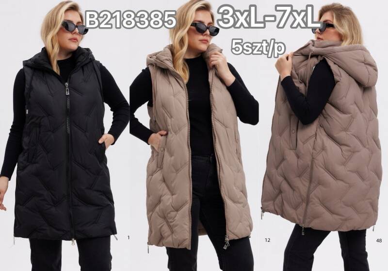 Kamizelki damskie Roz 3XL-7XL, Mix Kolor .Paczka 5 szt 1