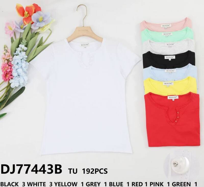 Bluzka damskie (Francja produkt) Roz Standard, Mix Kolor .Paczka 12 szt